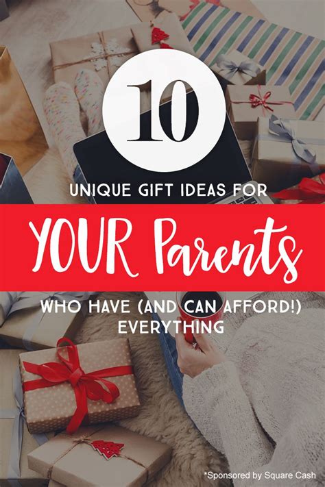 christmas present ideas for parents that have everything